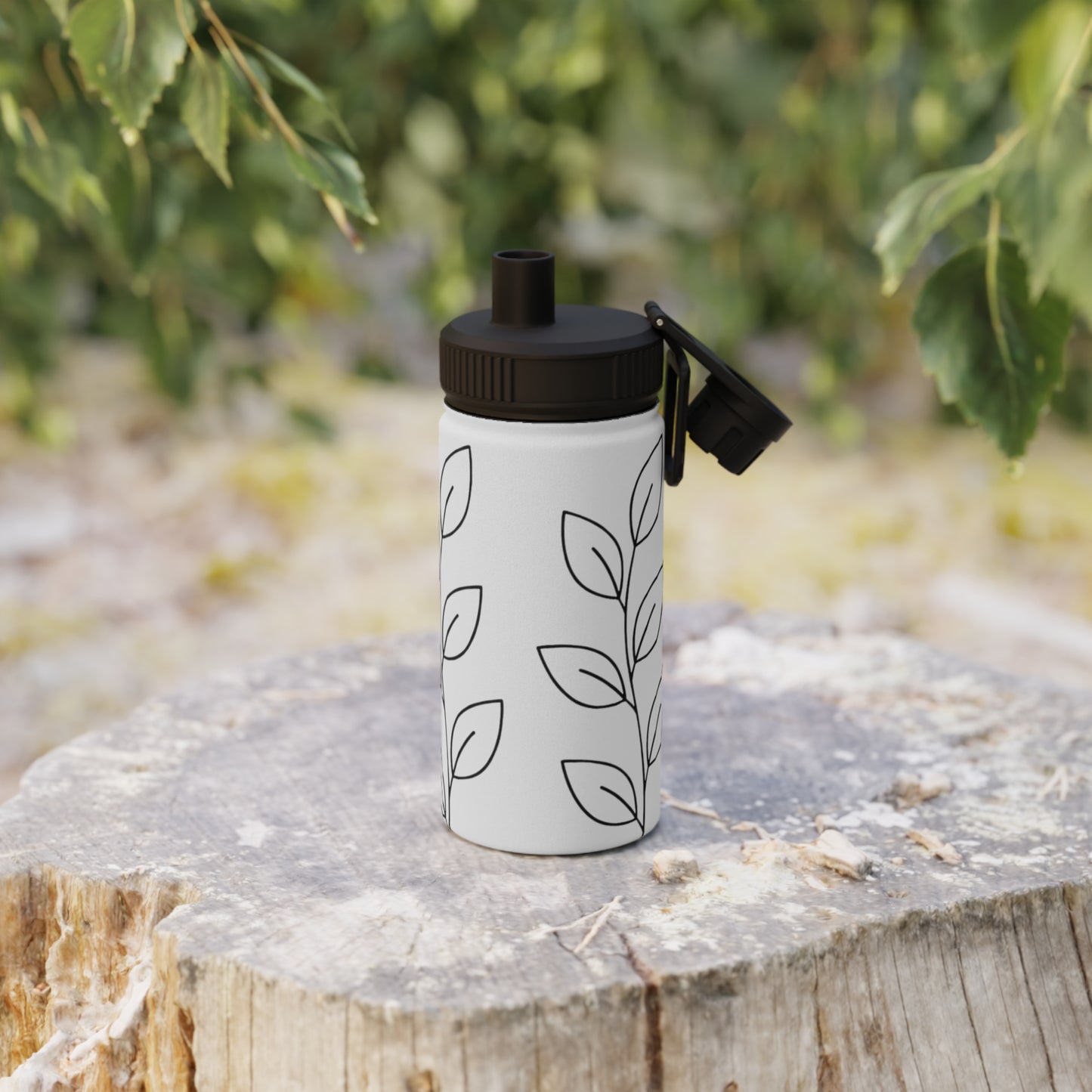Insulated Stainless Steel Water Bottle with Lid | Keeps Drinks Cold 24H | Leak-Proof for Gym, Hiking & Travel