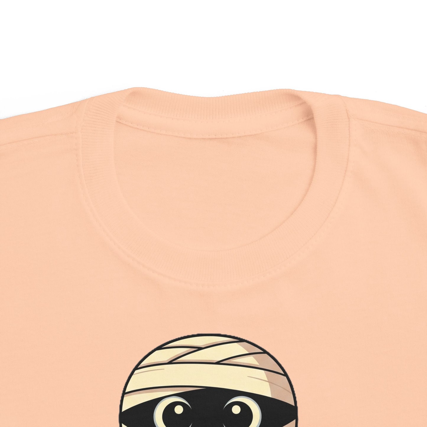 Cute Halloween Toddler's T-Shirt, Adorable Mummy Design Tee, Fun Kids Halloween Costume Tee, Infant Mummy Shirt, Toddler Halloween Apparel
