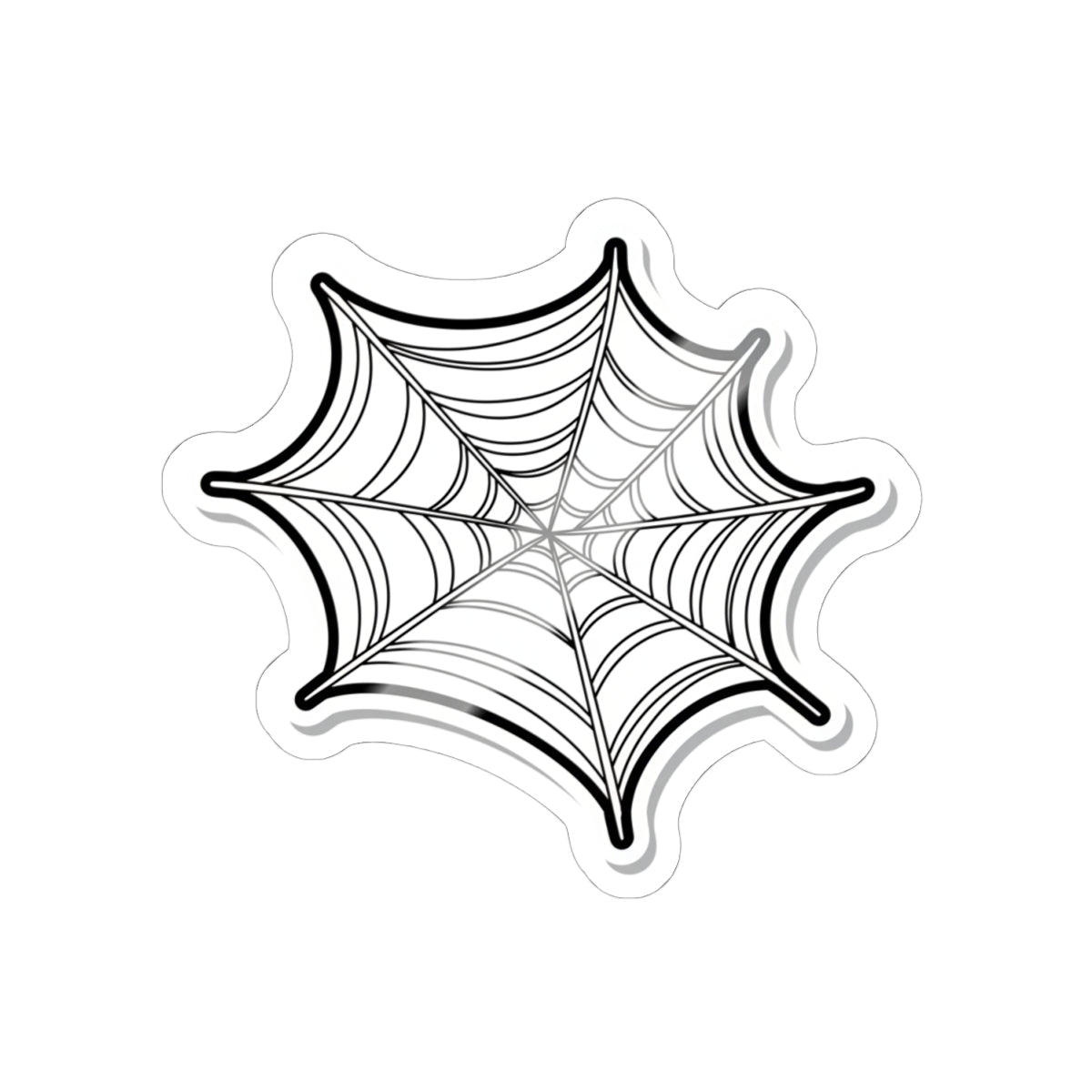 Spider Web Kiss-Cut Stickers | Halloween Decor, Laptop Decoration, Party Favors, Arts & Crafts, Unique Gifts