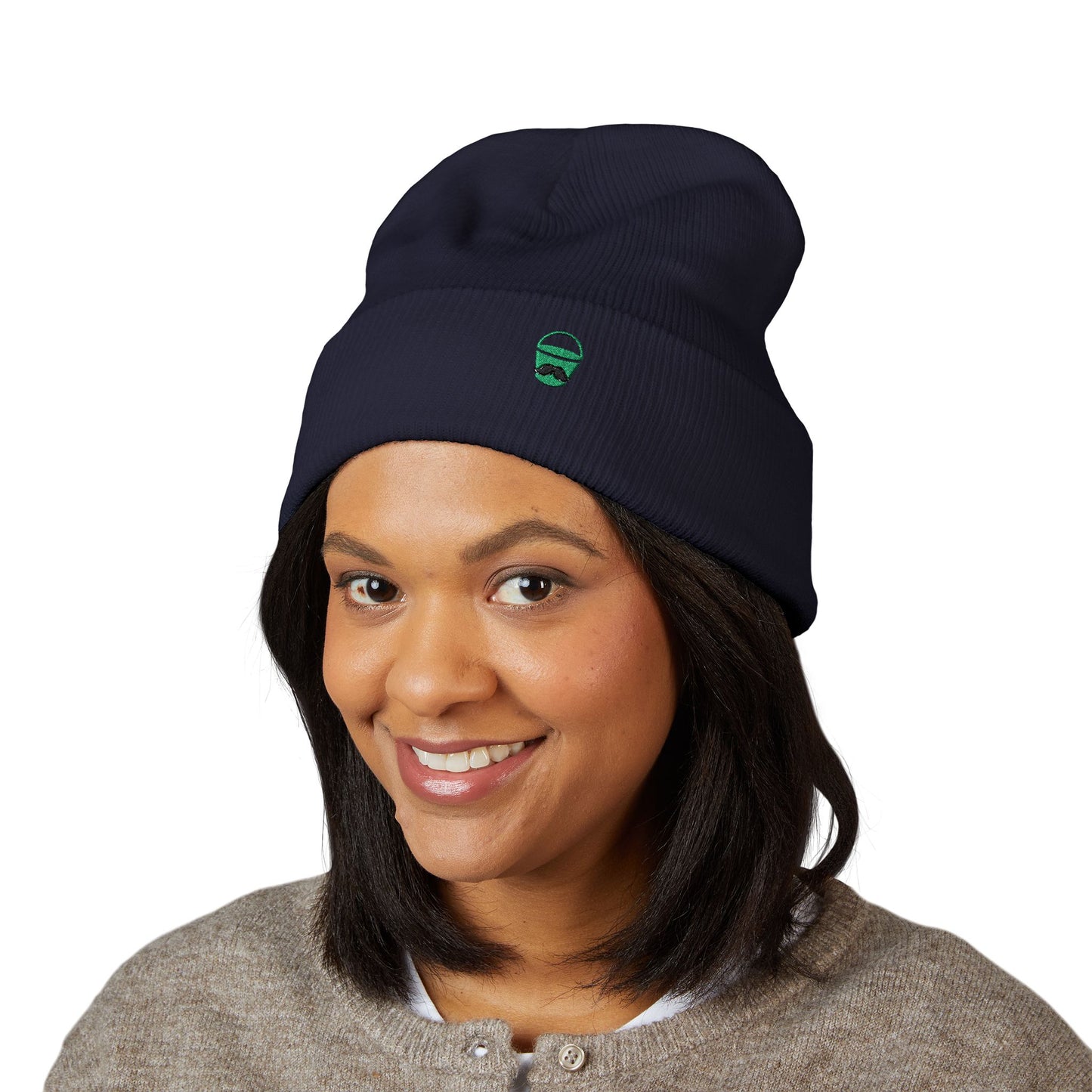 Beanie Hat with Don Bucket Company Logo Embroidery