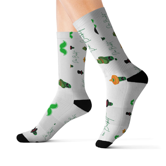Don Bucket Characters Socks: Fun Footwear for Parties, Festivals, Gift Giving, Everyday Wear, Holiday Cheer