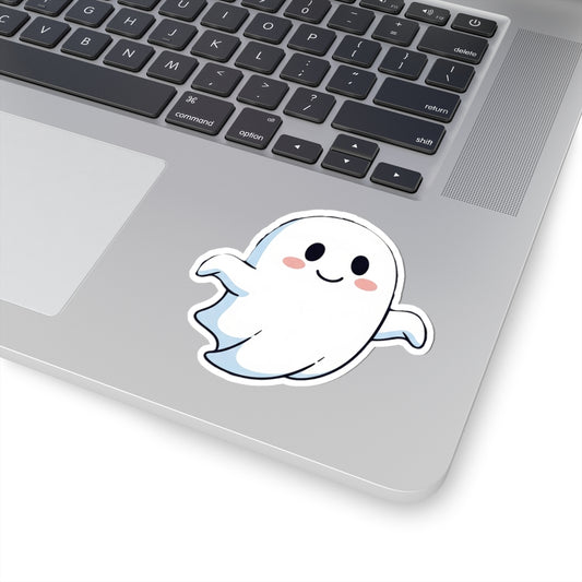 Cute Ghost Kiss-Cut Stickers for Spooky Decor, Laptop, Journals, Halloween Party, Kid’s Crafts, Trick or Treat