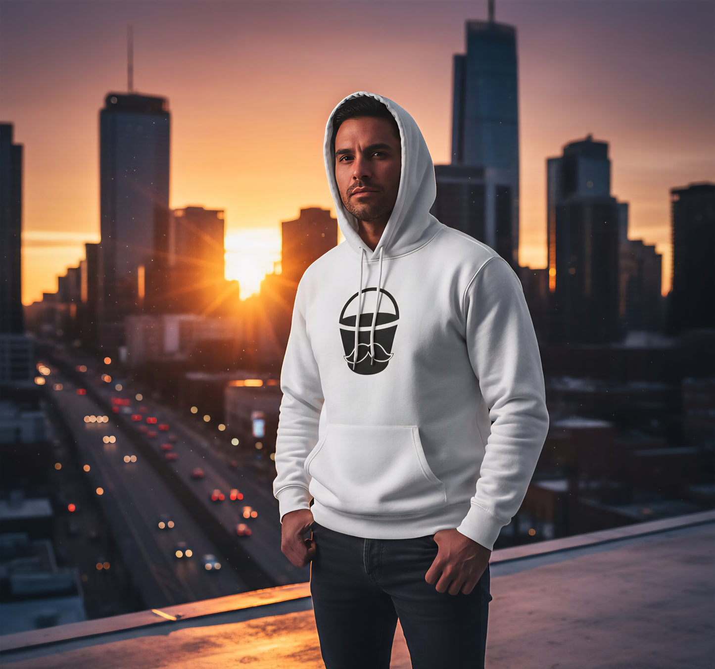 Hoodie: Black Don Bucket Hoodie