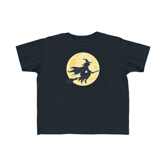 Toddler's Witchy Halloween Tee, Cute Toddler T-Shirt, Kids Halloween Apparel, Witch Design Shirt, Toddler Trick or Treat Top