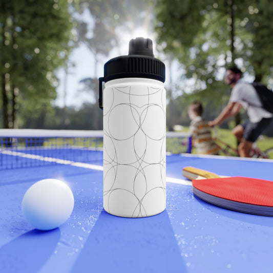 Insulated Stainless Steel Water Bottle with Lid | Keeps Drinks Cold 24H | Leak-Proof for Gym, Hiking & Travel