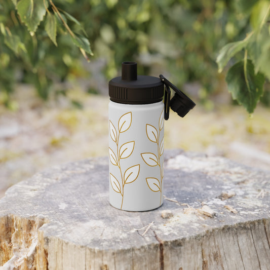 Insulated Stainless Steel Water Bottle with Lid | Keeps Drinks Cold 24H | Leak-Proof for Gym, Hiking & Travel