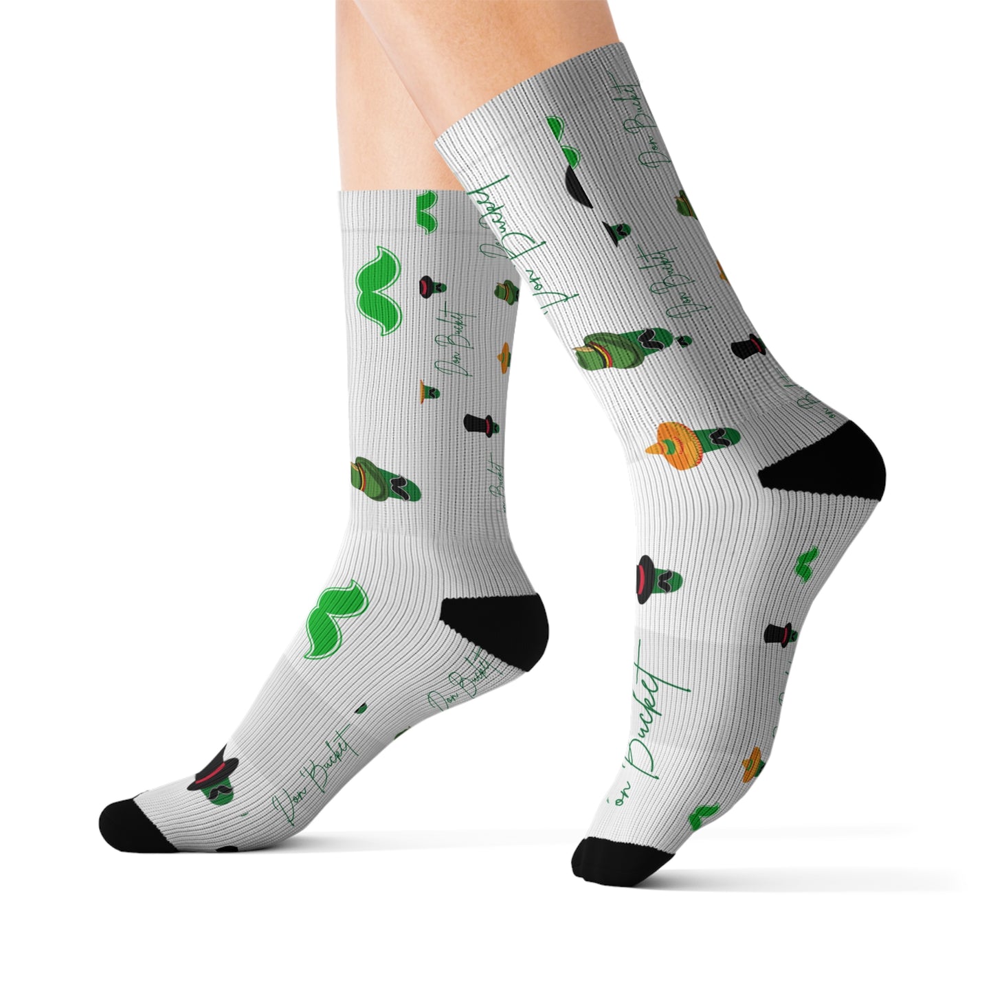 Don Bucket Characters Socks: Fun Footwear for Parties, Festivals, Gift Giving, Everyday Wear, Holiday Cheer
