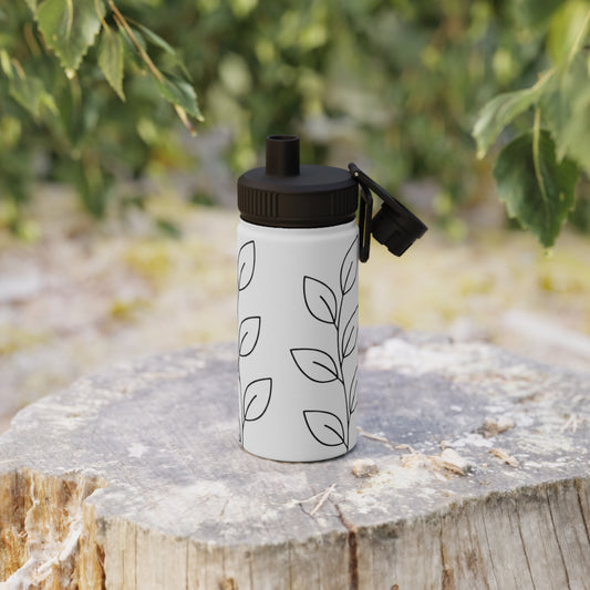 Insulated Stainless Steel Water Bottle with Lid | Keeps Drinks Cold 24H | Leak-Proof for Gym, Hiking & Travel