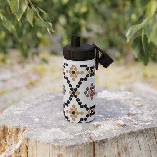 Insulated Stainless Steel Water Bottle with Lid | Keeps Drinks Cold 24H | Leak-Proof for Gym, Hiking & Travel