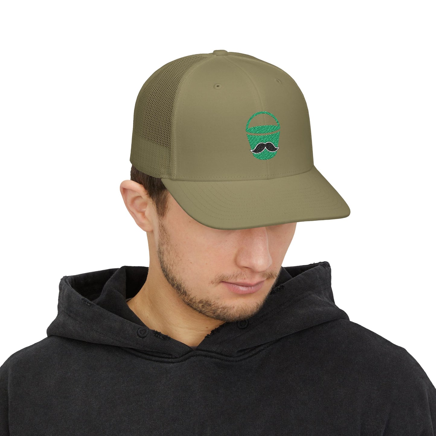 Don Bucket Company Logo Snapback Trucker Cap, Embroidered Hat, Unique Baseball