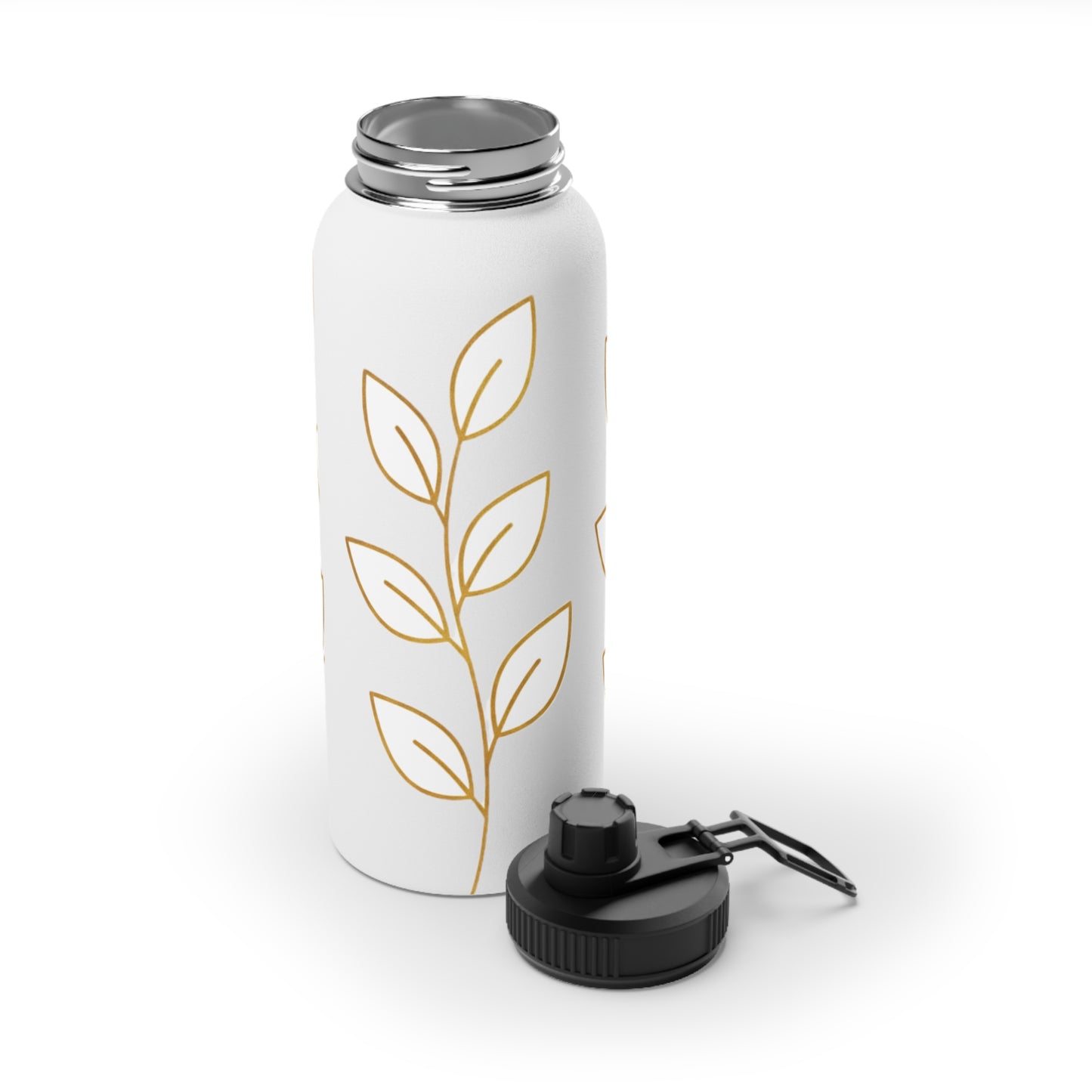 Insulated Stainless Steel Water Bottle with Lid | Keeps Drinks Cold 24H | Leak-Proof for Gym, Hiking & Travel