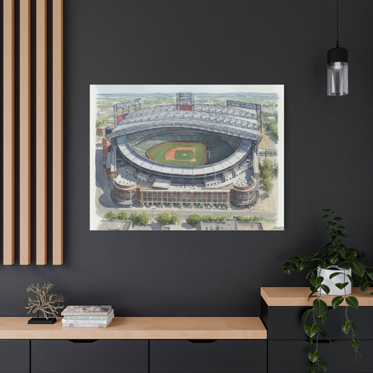 Baseball Stadium Wall Art, Perfect for Sports Decor, Gift for Fans, Home Office Decoration, Sports Enthusiast, Framed Prints, Game Day Decor